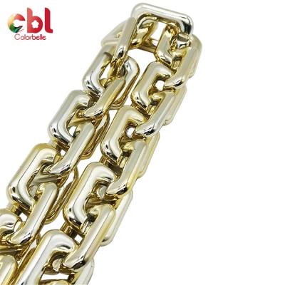 China Factory Directly Selling Big Chain Zinc Alloy Bag Metal Alloy Metal Handle Chain Decoration for sale