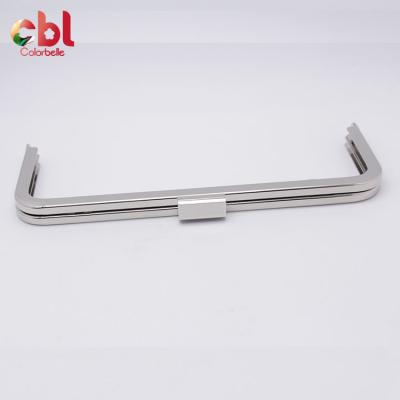 China Fashionable Wholesale Wallet Metal Accessories Bags Metal Wallet Frame Decorative Clasp for sale