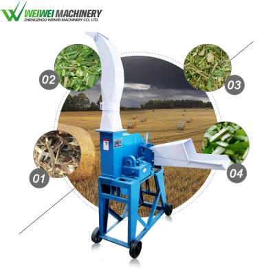 China Animal feed machine 9ZP-3 animal feed making crop silage machine chaff cutter rotary hay cutter chopper machine for sale