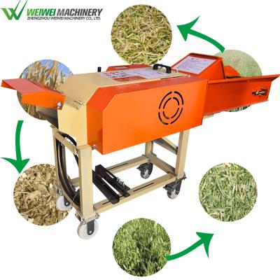 China Poultry Farm Weiwei Hot Sale Grass Forage Cutter Chaff Cutter Forage Machinery For Animals for sale