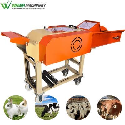 China Feed Processing Machine Weiwei 9ZR-3.8 Factory Chop Machine Cattle Feed Chap Cow Animal Grass Chaff Cutter Low Price for sale