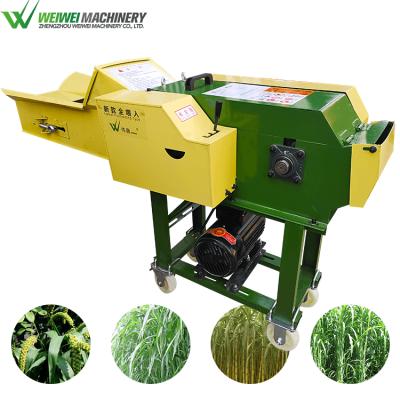 China Grass cutter for silage and feed animals Weiwei price agricultural fodder good quality mini to cut straw plant tractor pot chaff cutter for sale