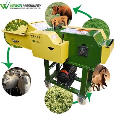 China Grass Cutter For Silage And Feed Animals Weiwei Cheap Forage Hay Packs Cow Straw Hammer Mill Wholesale Chaff Cutter Price for sale