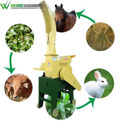 China Weiwei Electric Motor 3KW Animal Feed Grass Cutter Machine Livestock Forage Grass Cutting Machinery for sale