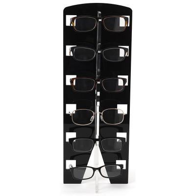 China Easy Assembly Acrylic Eyewear Display Countertops Acrylic Eyewear Shelving With Simple Knockdown Design for sale