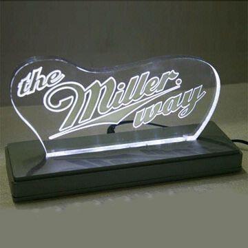 China Factory Custom Exquisite Eco-friendly Letter Edge Acrylic Lit Led Sign With Great Wholesale Price for sale