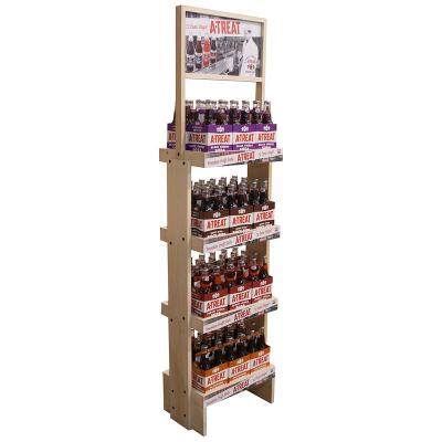 China Shop Eco - Friendly Paper Make Up Cardboard Display Racks For Retail Advertising for sale