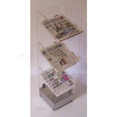 China For journal showing floor holding acrylic journal rack, journal display, journal rack for sale