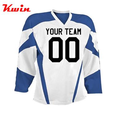 China Shirts & Tops Customized Club Ice Hockey Jersey Team Logo Embroidery Long Sleeve Sports National Jersey Ice Hockey Uniform for sale