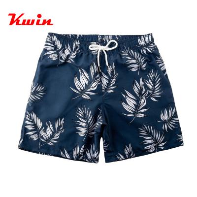 China Custom 3D Sublimation Print Four Side Stretch Plain Shorts Anti-wrinkle Mens Swim Shorts for sale