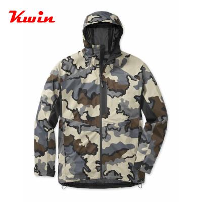 China Custom Anti-wrinkle winter warm jacket with logo men hiking raining anorak OEM fleece softshell camouflage fishing waterproof jacket for sale