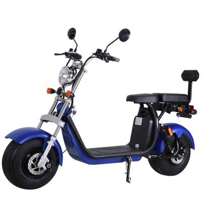 China Manufacturer Sells 60V 1500W City Driving Citycoco Electric Two-wheeler Lithium Scooter 10 - 20Ah for sale