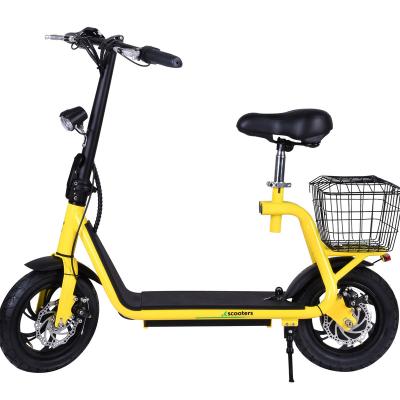 China Manufacturer Hot Sale 36V 12ah 350W 12 Inch Foldable Electric Scooter 10 - 20Ah for sale