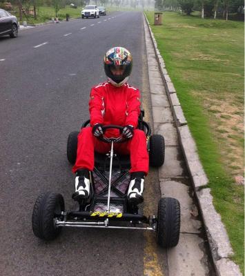 China Standard Single Level 168cc Adult Gasoline / Electric Kart Drift Car Quad ATV Quad Bike for sale