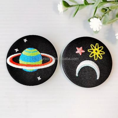 China 2022 Popular Hot-selling Promotional Embroidery Tin Badge Design Pin Round Pin Badges Various Security Gifts 3D for sale