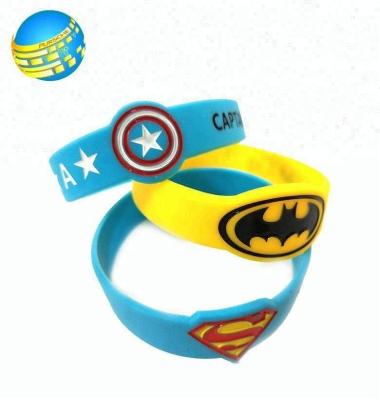 China Other Custom Your Own Logo Fashion Rubber WristBands Silicone Bracelets High Quality Soft PVC Wristband Antistatic Wrist Strap Cuff for sale