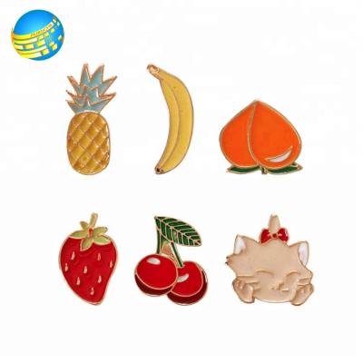 China Interesting Colorful Custom Brooch Beautiful Cartoon Decoration Clean Metal Soft Design Metal Enamel Lapel Pin Pin Badge for sale