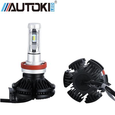 China High quality led headlight 50w 6000lm car headlight led h11 h4 h7 h11 h10 9006 x3 for sale