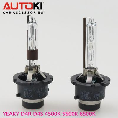 China Replacement 35W/50W 12V/24V Xenon Lamp or Bi-xenon Projector YEAKY D4R Xenon HID Bulbs With E-Mark DOT Cetificate for sale