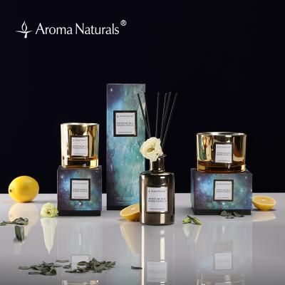 China Home Fragrance Candles and Home Decoration Aroma Natural Products Scented Candle Gift Set Scented Glass Soy Jar Candle for sale