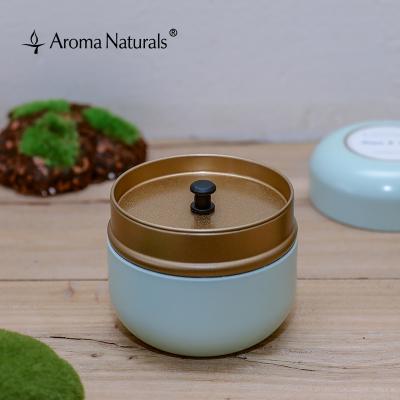 China Natural Aroma Discovery Merchant Luxury Purple Scented Scented Candles Multiple Scent Tin Candle Jar Soy Candles for sale