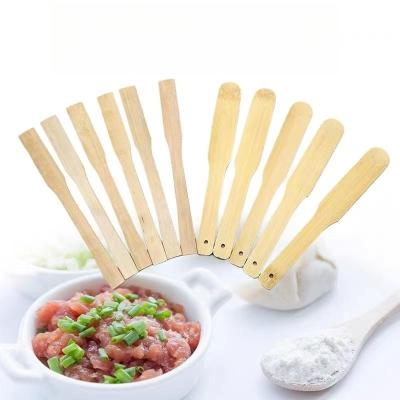 China Viable bamboo filling spoon can be used to make dumplings wonton ingredients stirring production tools for sale