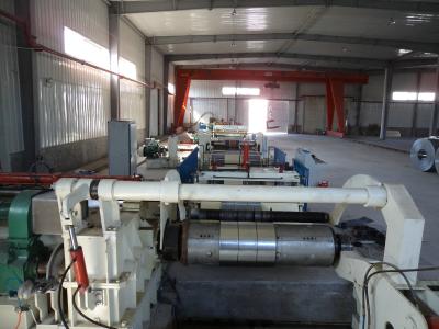 China Hydraulic Automatic Slitting Machine For CR / HRC , 0-120m/min Line Speed for sale