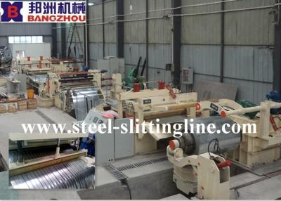 China High speed Steel Coil Slitting Line 15T With Decoiler And Recoiler for sale