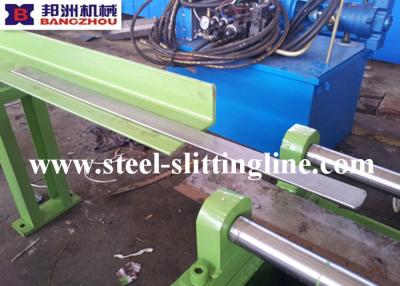 China 12mm Flat bar chamfering, straigthening and fixed length cutting machine for sale