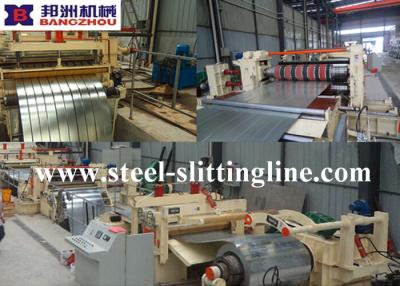 China High Speed Hydraulic Slitting Line For Stainless Steel Plate , 10MT Coil Weight for sale