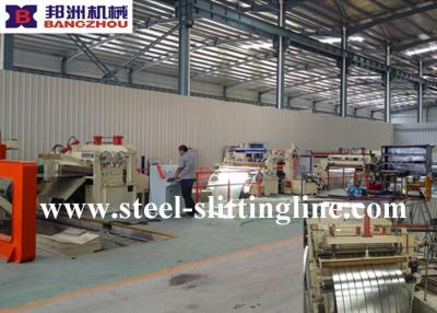 China Hydraulic Motorized Slitting Line Machine Automatic Speed 0m/min - 120m/min for sale