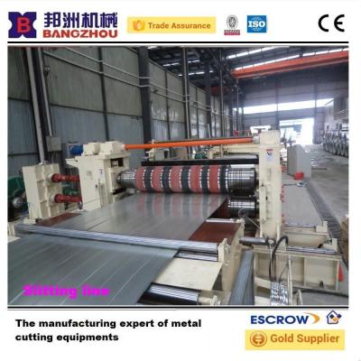 China Economical  hydraulic Metal coil slitting line machine with out pit for sale