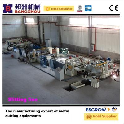 China 15 T ground economical silicon simple steel slitting uncoiling machine for sale