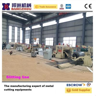 China Good quality groung sheet metal simple steel slitting rewinding machine for sale