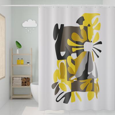 China White blank shower curtain viable for sublimation printing for sale