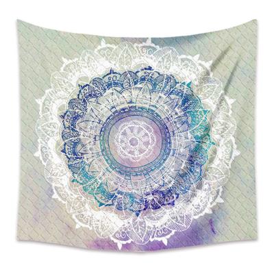 China Modern Hanging Fabric Personalized Print Tapestry Custom Bedroom Burning Sun With Star Moon Phase Wall Tapestry for sale