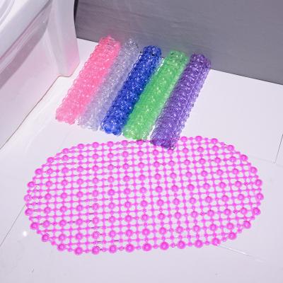 China Viable Cheap Price Hotel PVC Bath Mat Shell Design for sale