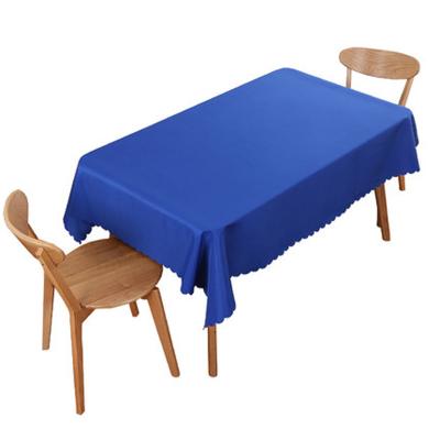 China Wholesale plain viable polyester factory direct sale rectangular table clothes for sale