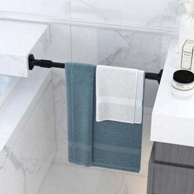 China Sustainable Portable Install Adjustable Curved Stainless Steel Shower Curtain Rod for sale