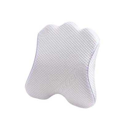 China Folded Folded Memory Foam Lumbar Support Back Support Cushion Pillow for Office Car Seat Washable Outdoor Cover for sale