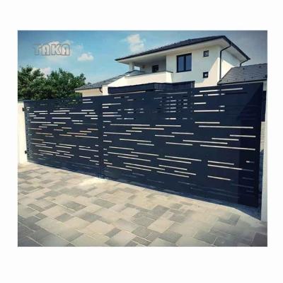 China Customized Easily Assembled Metal Screen Steel Pool Fencing Aluminum Barrier Villa Garden Fence Laser Cut Decoration Panels for sale