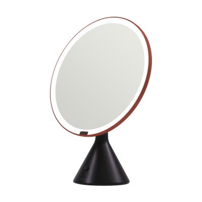 China Large Round Lighted Infrared Sensor Led Mirror Light For Makeup for sale