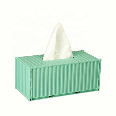 China Cute ABS Large Capacity Adjustable Shipping Container Napkin Tissue Box Lid for sale