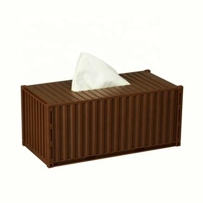 China Europe Hotel Stand Plastic Container Facial Tissue Paper Box for sale