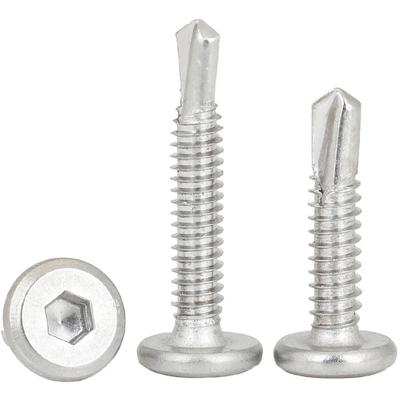 China SS304 SS316 Stainless Steel Drywall Screw Self Drilling Flat Screw for sale