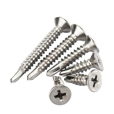 China Manufacturer of Trust and Power Super Quality Stainless Steel Screw DIN7504P Cross Recessed Countersunk Head Drilling Screw for sale