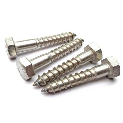 China HEX M6 M8 M10 Screws External Hex Head Wood Screw DIN571 for sale