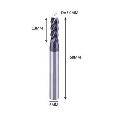 China High Quality Carbide Mill Machine 4 Flute Carbide Hob Cutter Korea Carbide End Mill Korea Carbide Drill Bit For Hardened Steel for sale