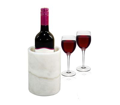 China Luxury Handmade Marble Stocked Wine Fridges Bar Ice Bucket For Champagne for sale