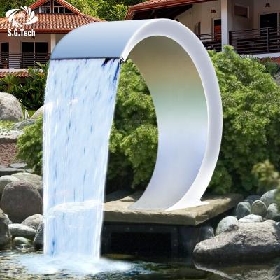 China Modern Home Indoor Waterfall Water Features Water Features Gardens Synthetic Waterfall Fountain for sale